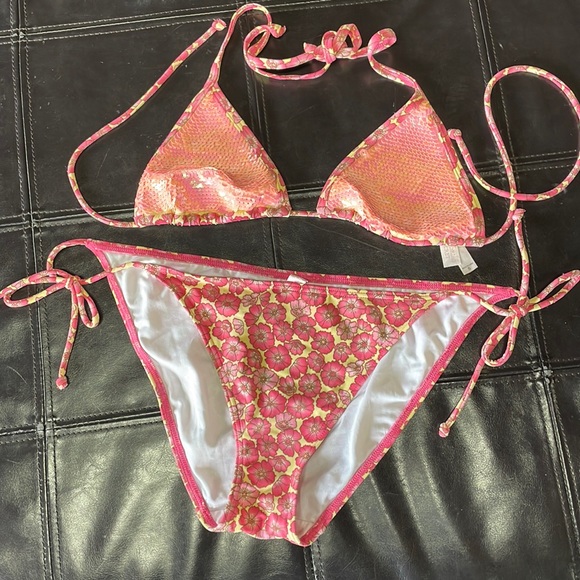 Victoria’s Secret Bikini with Sequin top - Picture 1 of 5